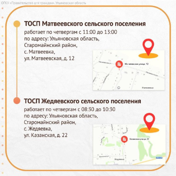 4 ТОСПа МФЦ Старомайнского района будут работать по предварительной записи.