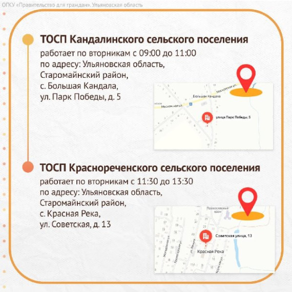 4 ТОСПа МФЦ Старомайнского района будут работать по предварительной записи.