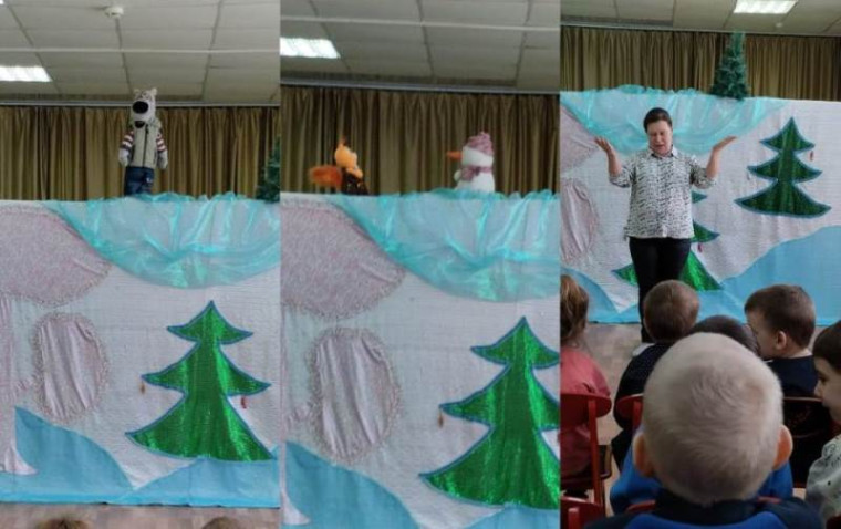Обучающиеся объединения &quot;Юный театрал&quot; посетили кукольный спектакль Ульяновского кукольного театра &quot; Белоснежка&quot;.